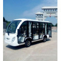 China 11 Seater Battery Powered Classic Shuttle 48V/4kw Separated Excited Motor Sightseeing Tourist Car for Sale